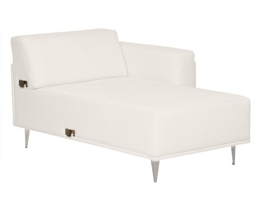Sof&aacute; Modular com Chaise Ant&ocirc;nio Ch&aacute; Branco image number 4