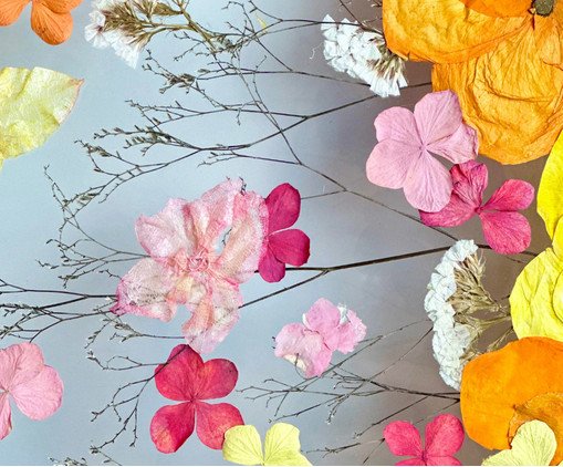 Quadro Decorativo Floral Redondo Pequeno image number 2