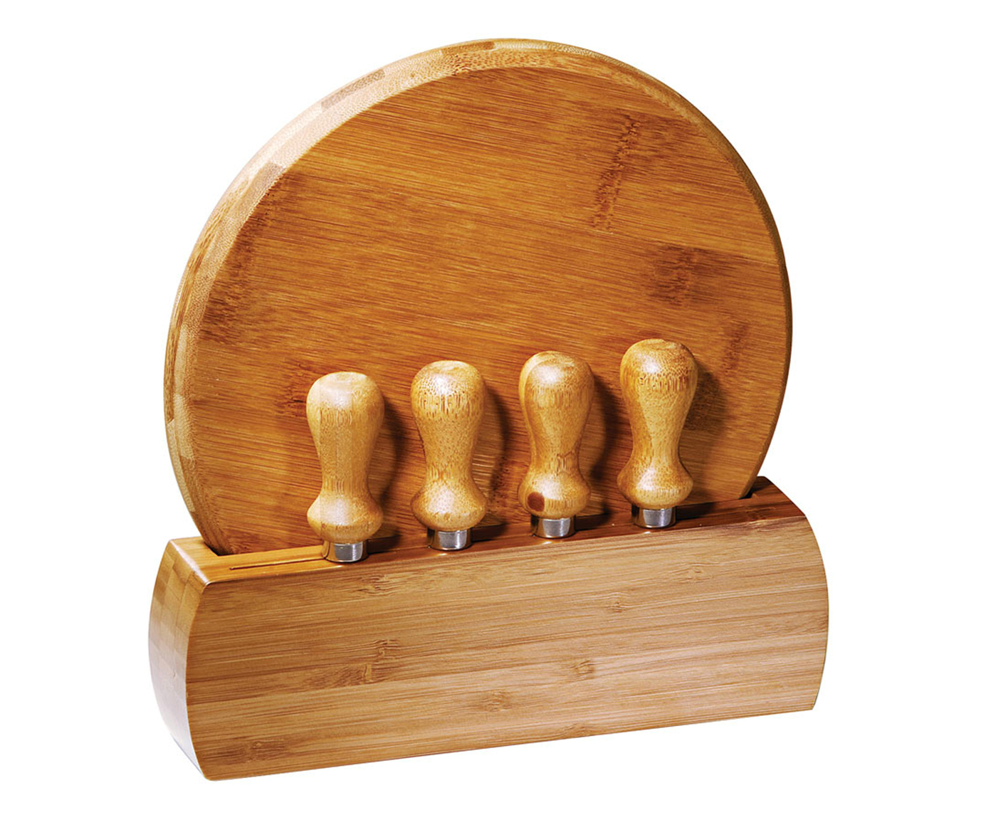 Jogo para Queijo em Inox E Bambu C&oacute;rdoba - image 0