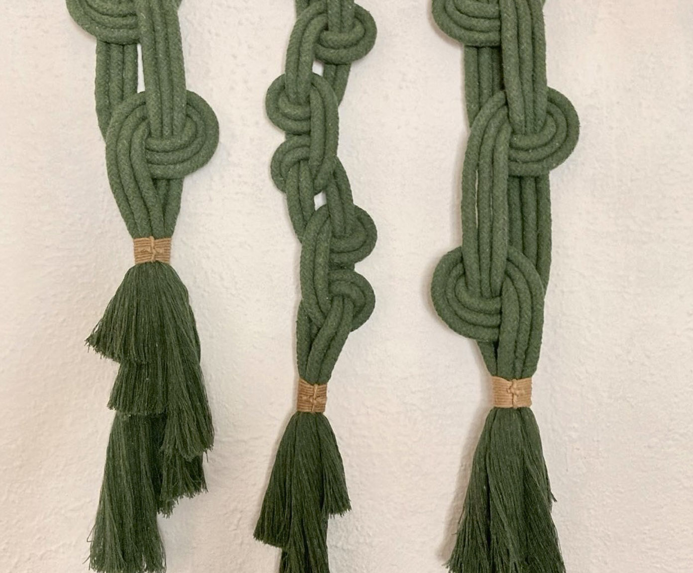 Trio de Adornos Curve, Chain & Style - Verde Musgo image number 2