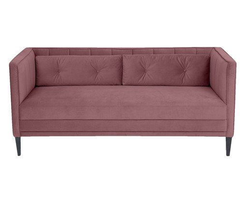 Sof&aacute; Day Bed Bergamo em Veludo - Rosa Ch&aacute; image number 0