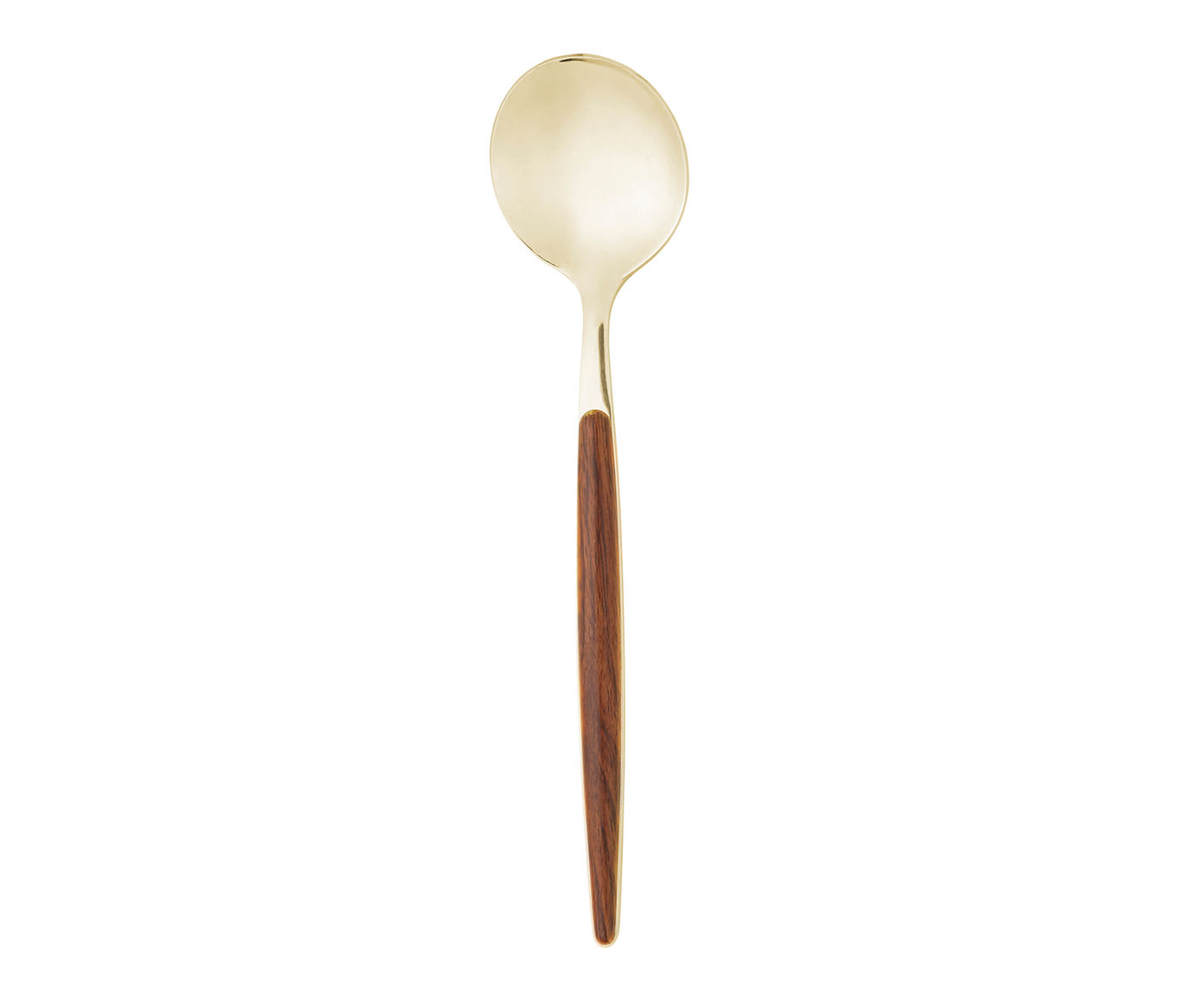Faqueiro em Inox com Cabo Organic Dourado image number 3