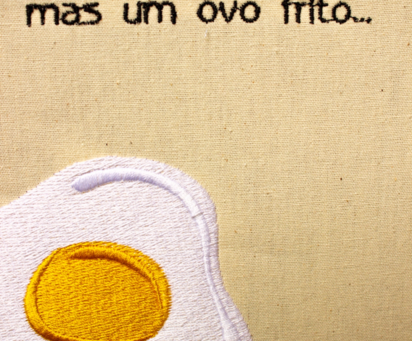 Bordado Decorativo "Ovo Frito" image number 2