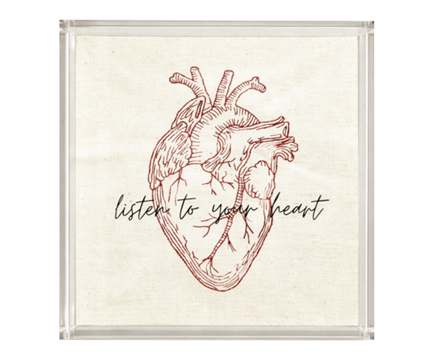 Quadro em Acr&iacute;lico "Listen To Your Heart" image number 0