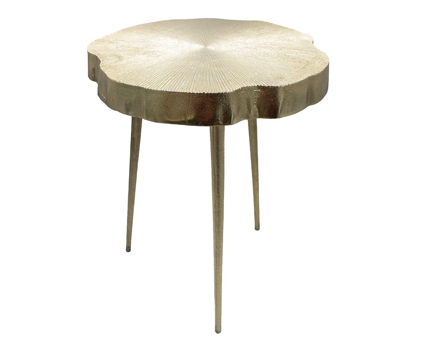 Mesa Lateral em Metal - Dourado image number 0