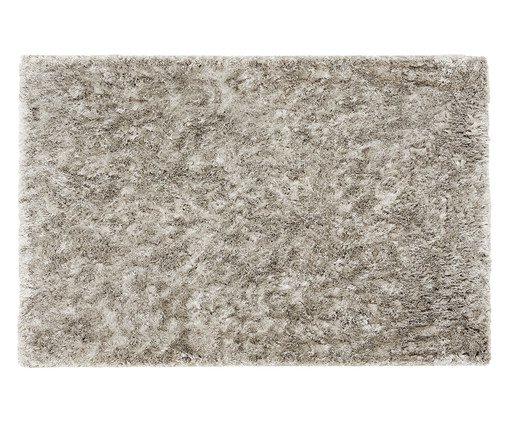 Tapete Shaggy Tufting Joy Cristal Cinza - image 0