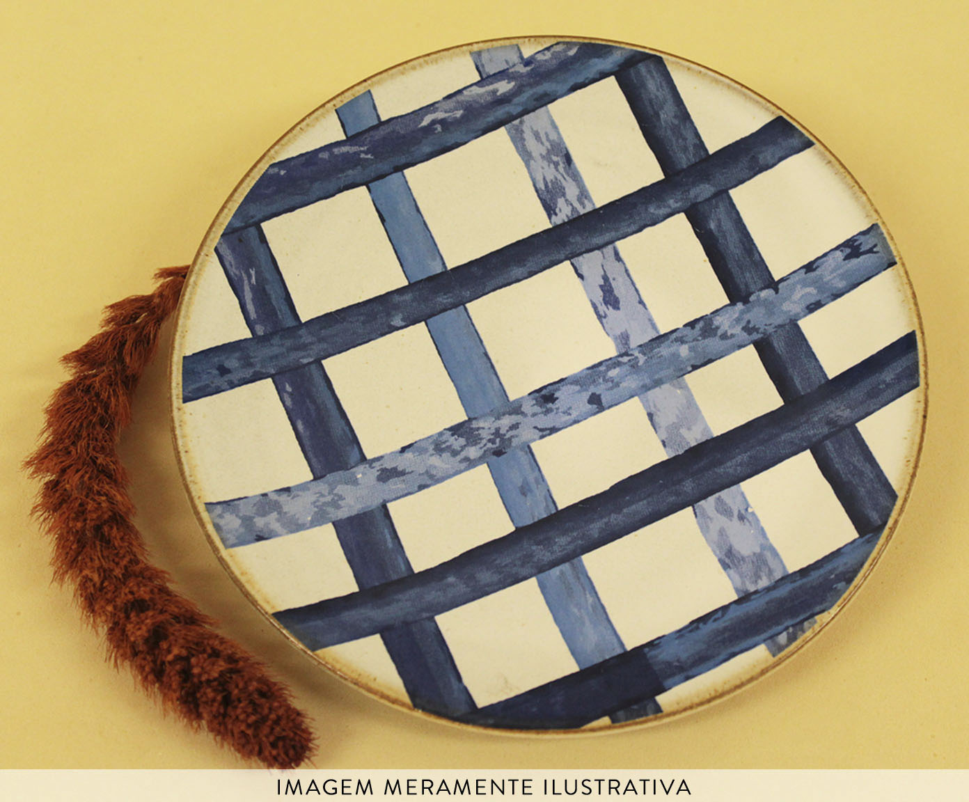 Prato para Sobremesa em Porcelana Vintage Xadrez Paros Al Mare image number 3
