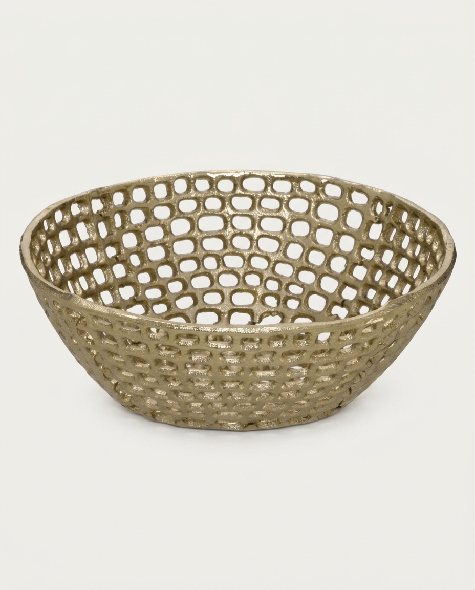 Centro de Mesa Decorativo Dourado - image 0