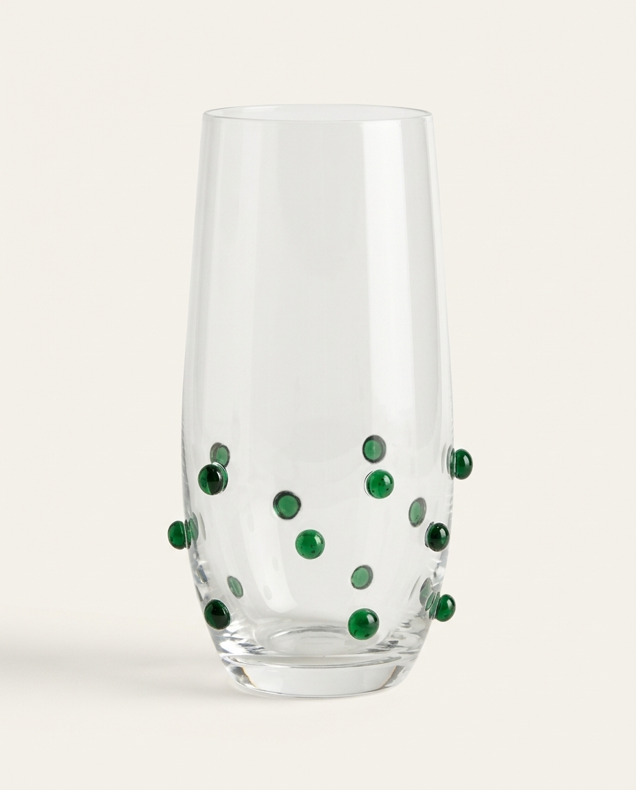 Copo Long Drink Candy Gemas Verde Floresta - image 0