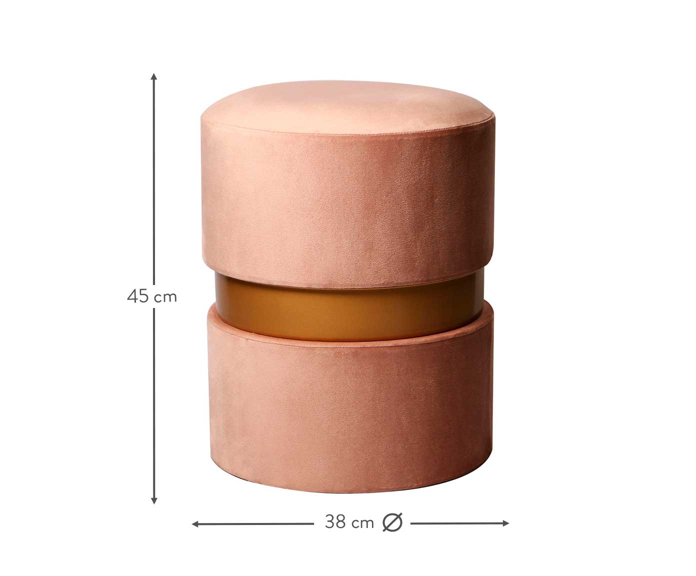 Puff Duo - Rose e Dourado image number 3