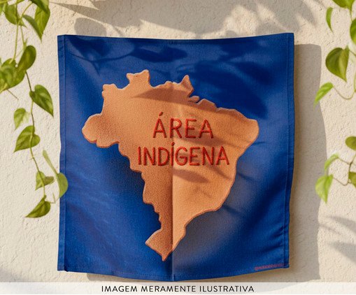 Bandeira Decorativa &Aacute;rea Ind&iacute;gena image number 1