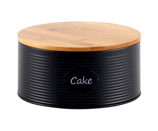 Pote de Metal Cake - Preto e Marrom image number 0