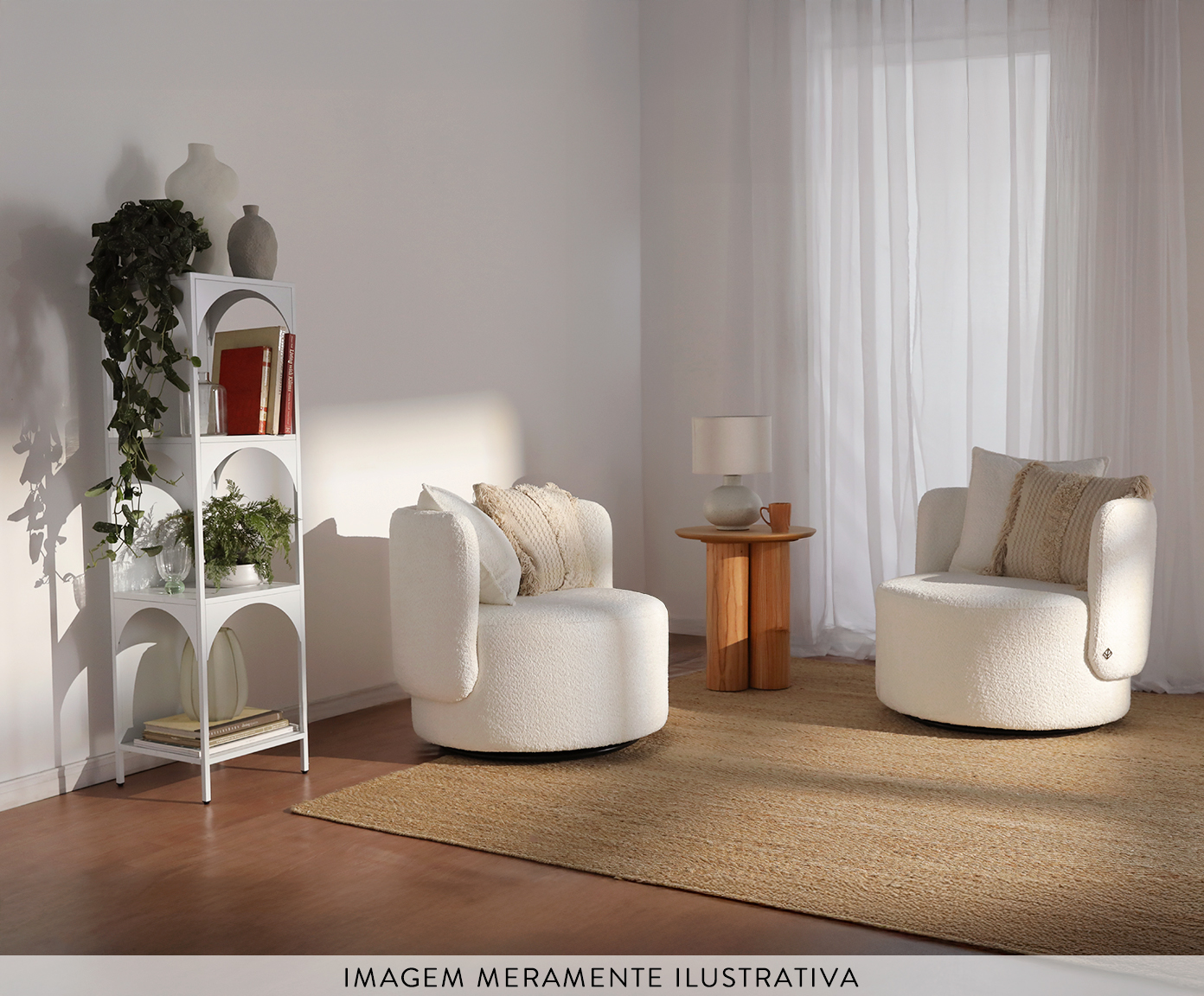 Estante Grand Arc Branco image number 1