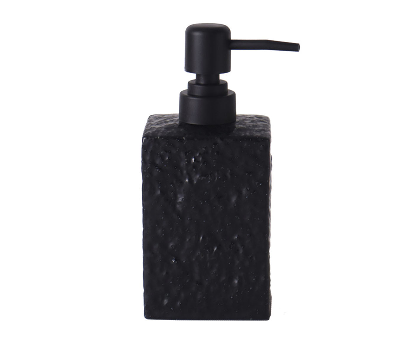 Porta-Sabonete L&iacute;quido em Cer&acirc;mica Granitum Preto - image 0