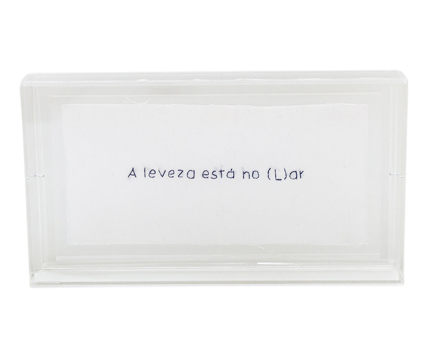 Quadro Caixa Acrilico Lar Branco image number 0