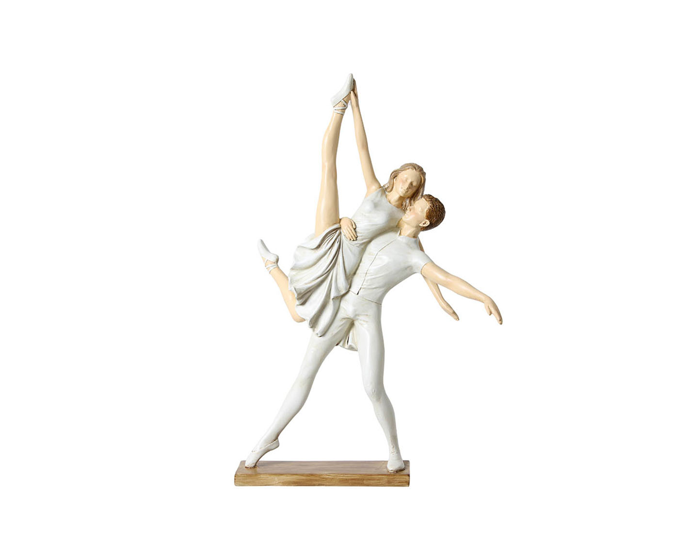 Escultura Bailarinos Bege image number 0