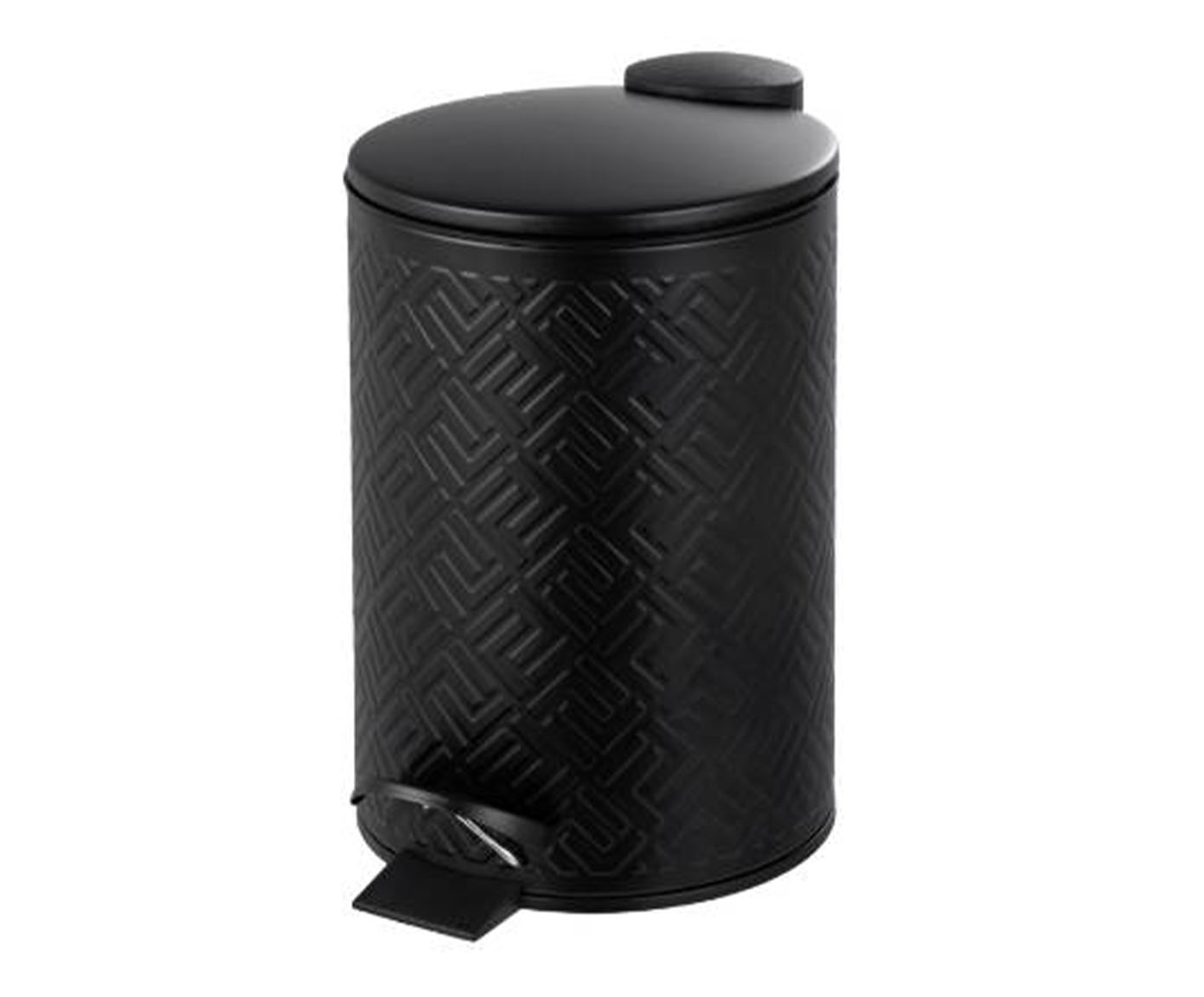 Lixeira de Metal com Pedal Mosaic Preto image number 0