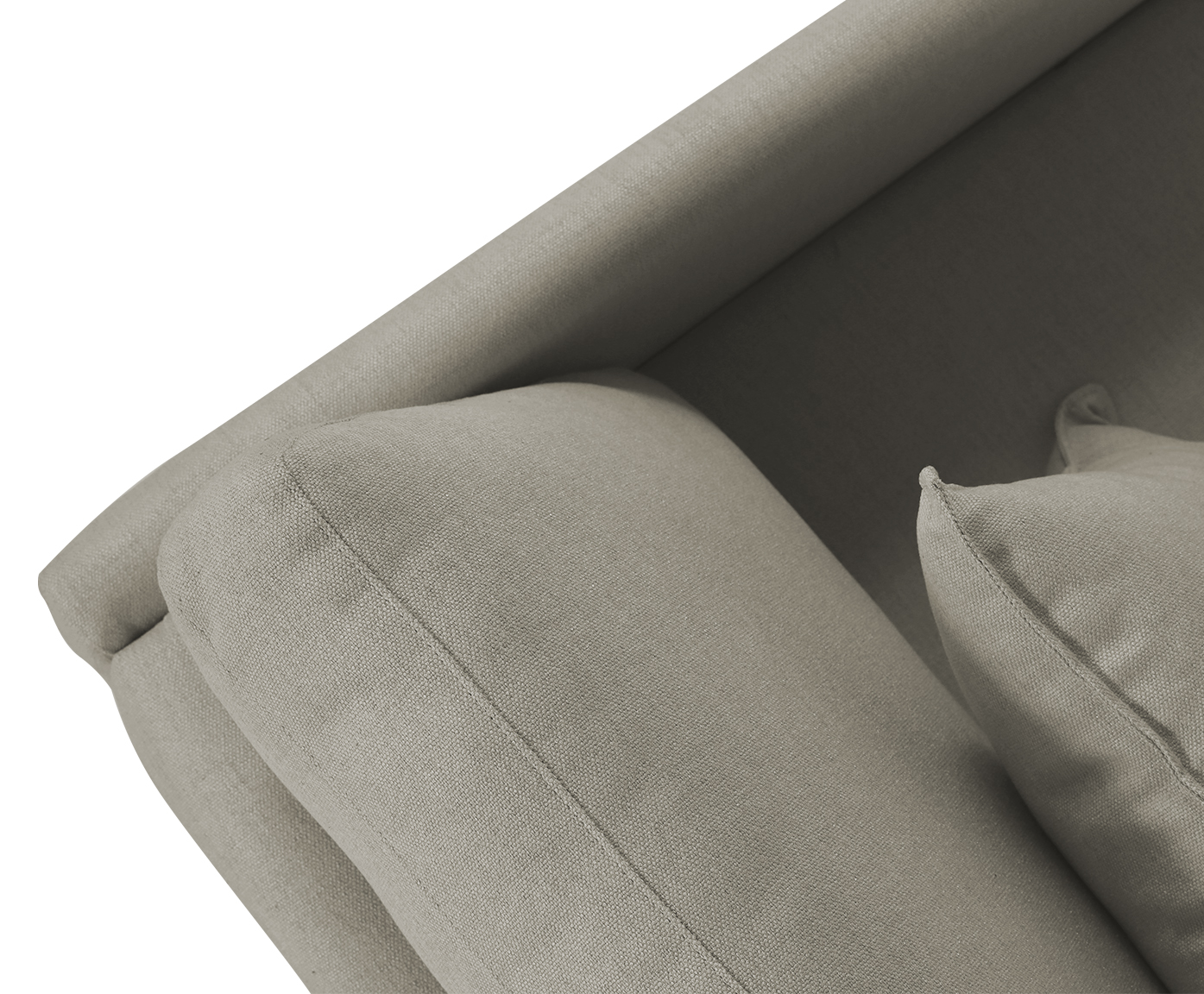Sof&aacute; Toledo com Chaise Off-White image number 4