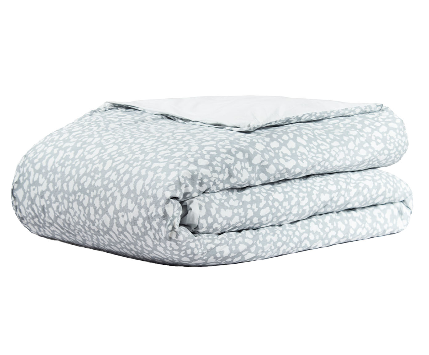Capa Duvet Tous Les Jours Estampado On&ccedil;a Cinza image number 1