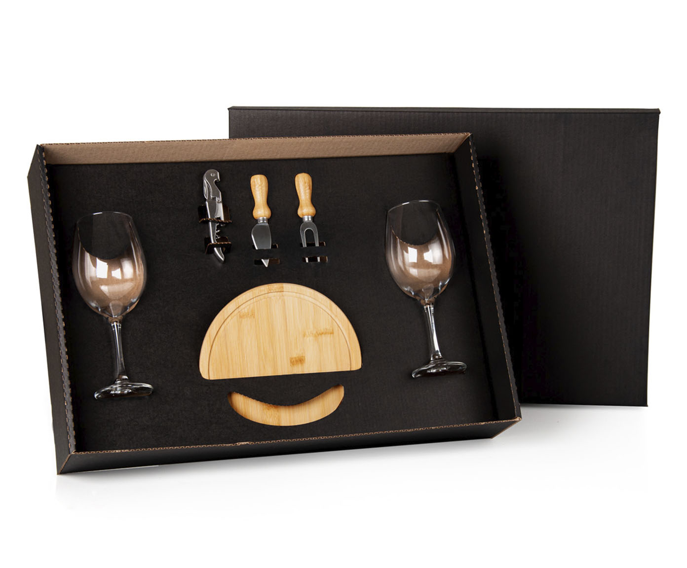 Jogo para Queijo e Vinho em Bambu Charmant - image 0