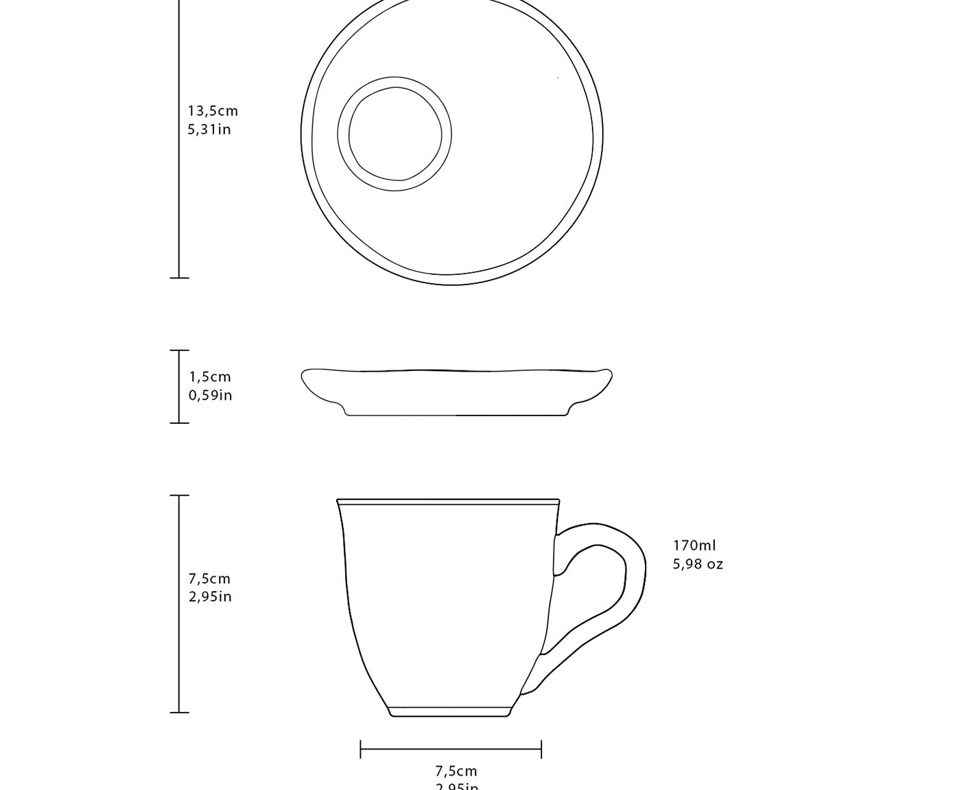 Jogo de X&iacute;caras para Ch&aacute; Org&acirc;nico Latte image number 6