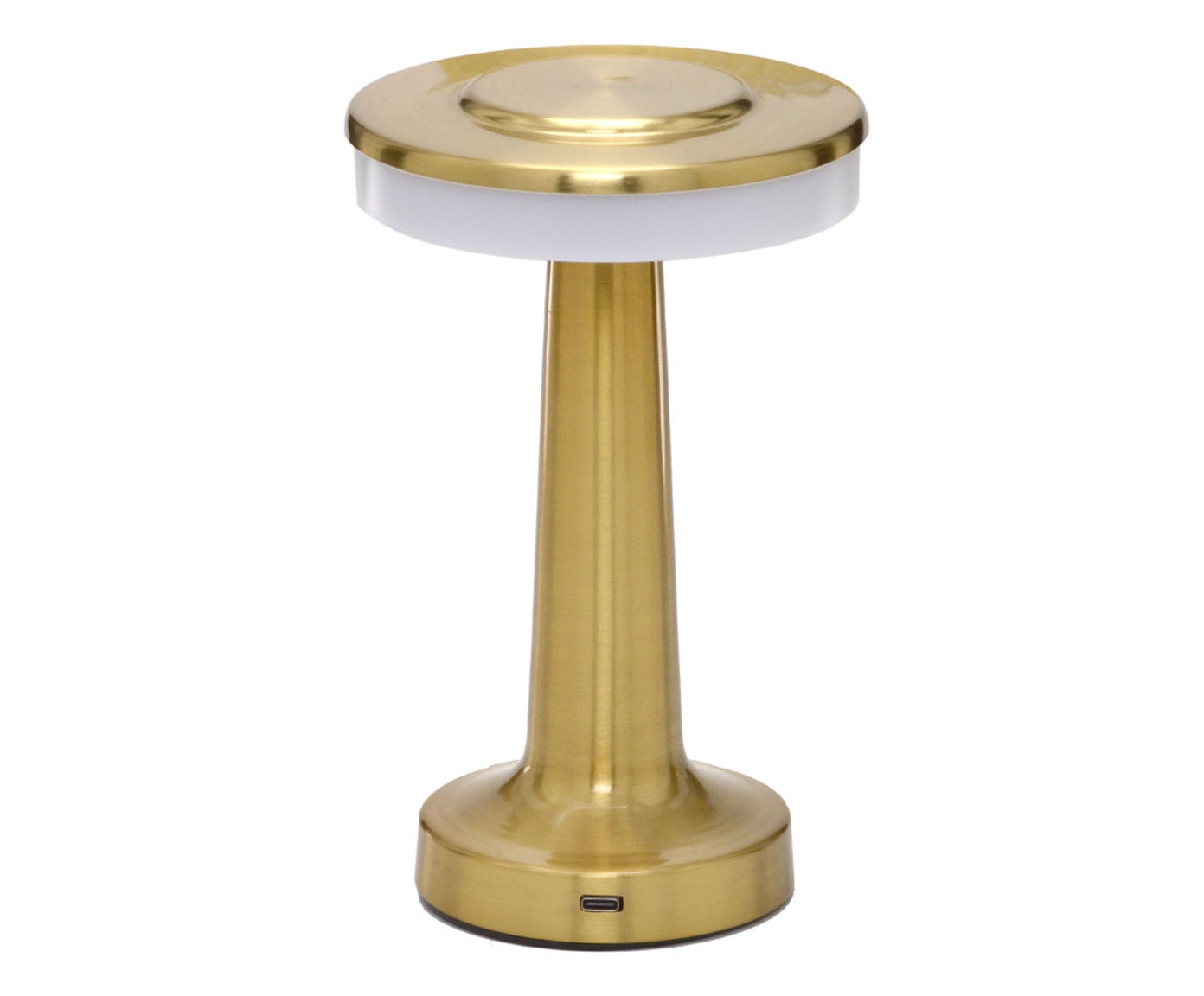 Lumin&aacute;ria de Mesa Led Branca e Dourada Bivolt - image 0