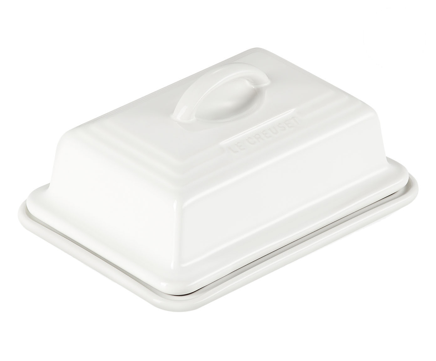 Manteigueira White - 17,2X9X12,6cm image number 0