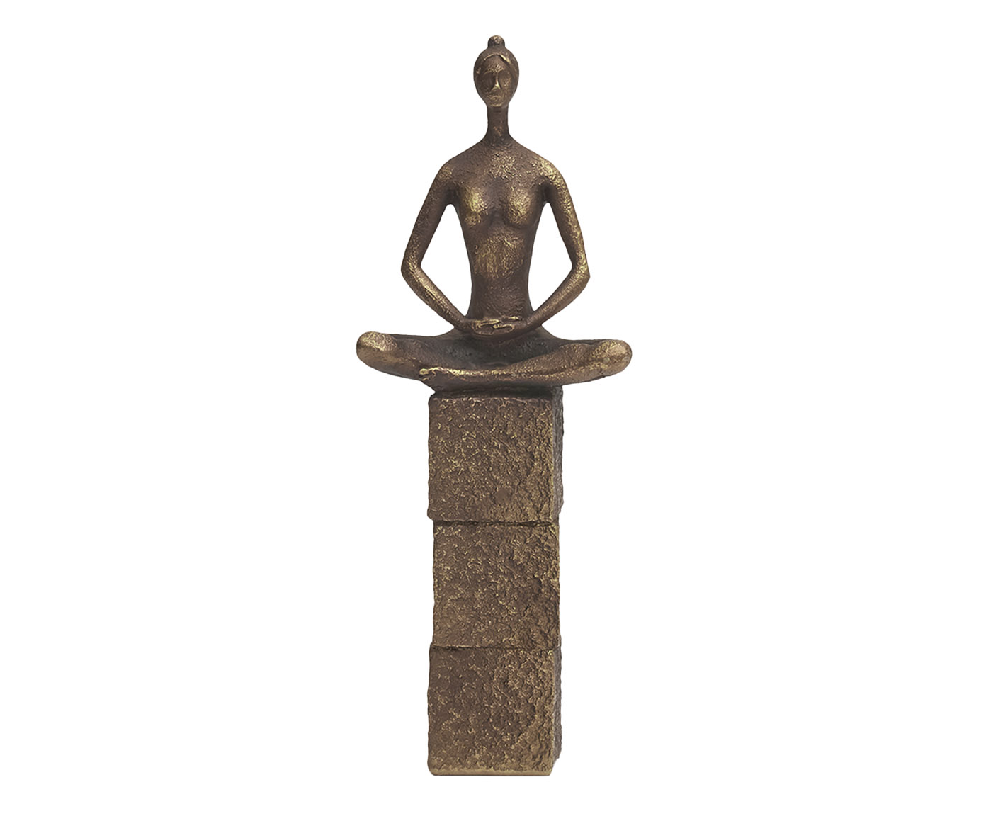 Escultura Yoga em Polirresina image number 0