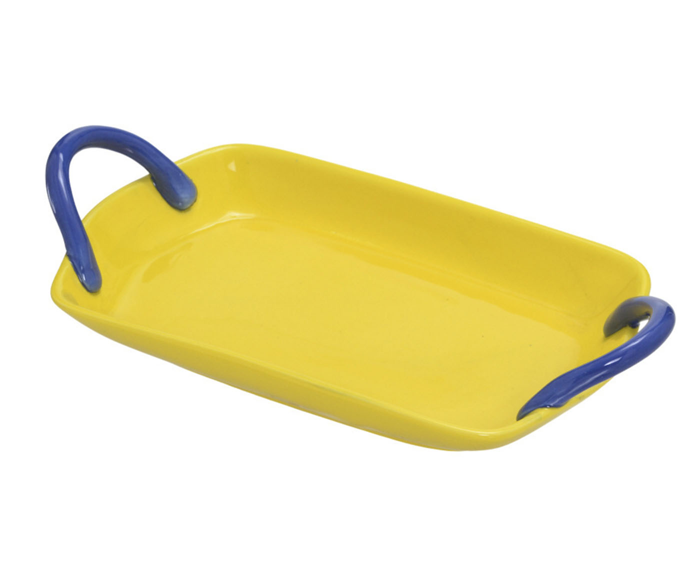 Bandeja em Cer&acirc;mica Apolo - Amarelo - image 0
