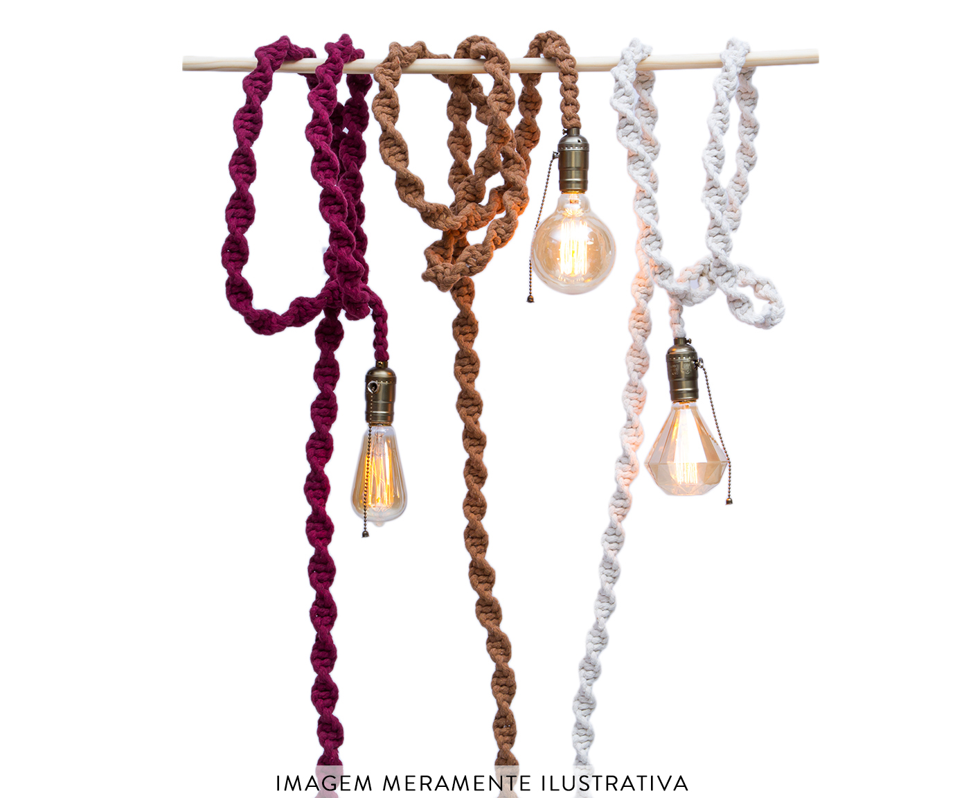 Cord&atilde;o de Luz Shinny Marsala Bivolt - image 1