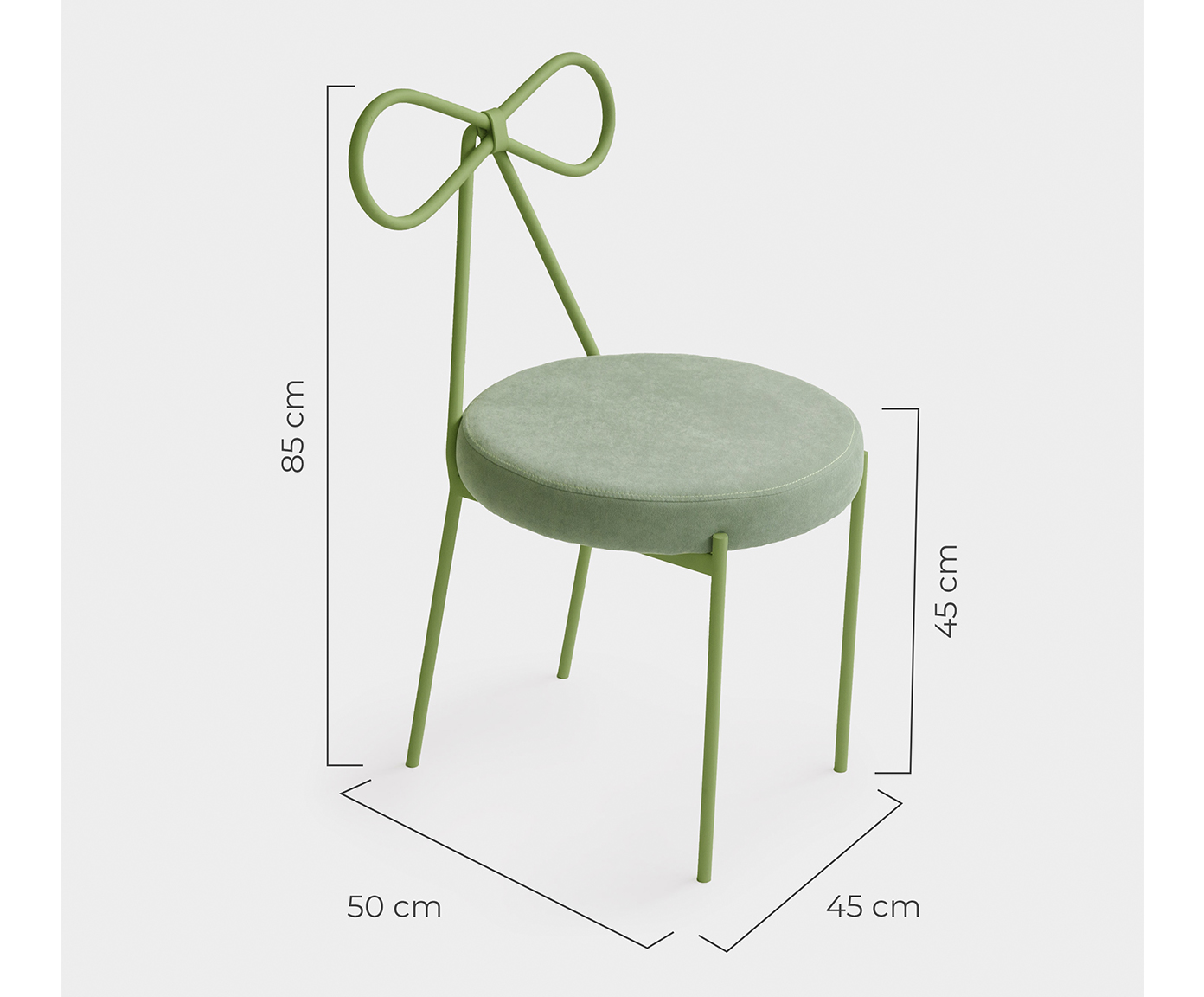 Cadeira Lace Sarja Verde image number 3