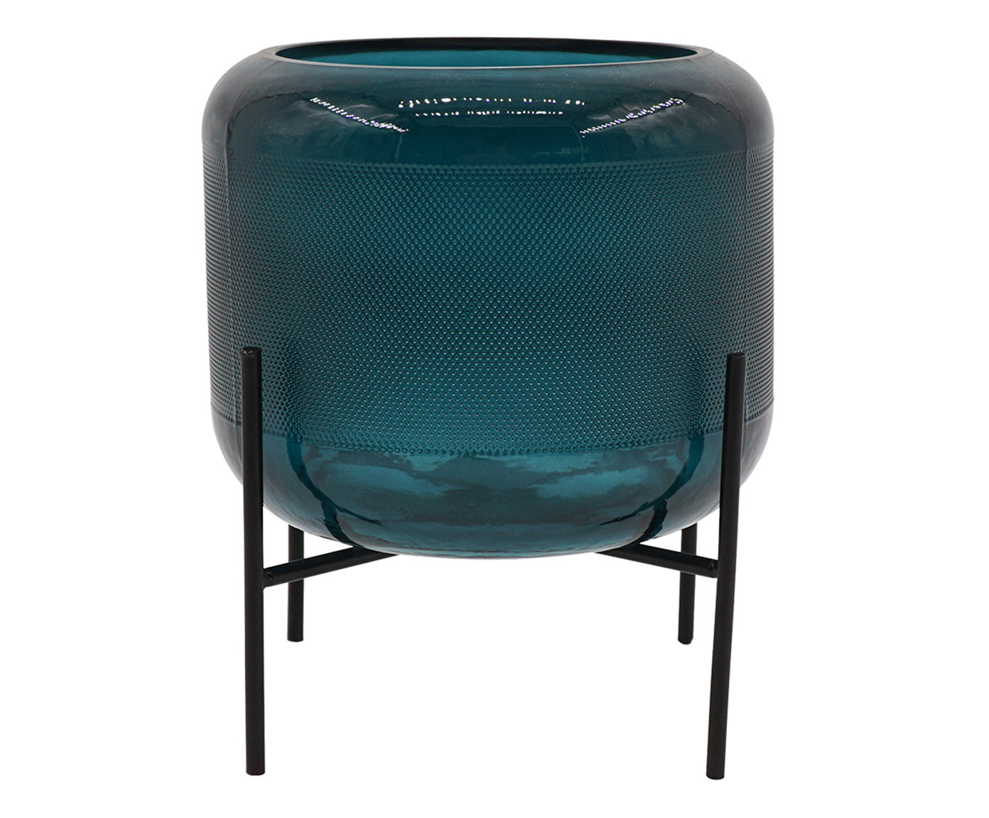 Cachepot com Base Ilmenau Azul image number 0