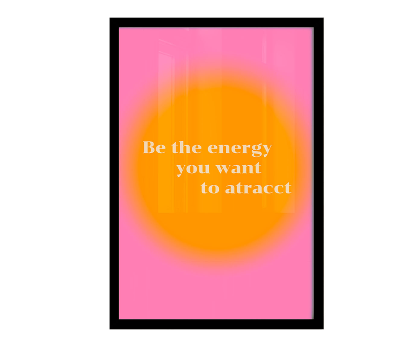 Quadro Energy com Moldura Preta image number 1