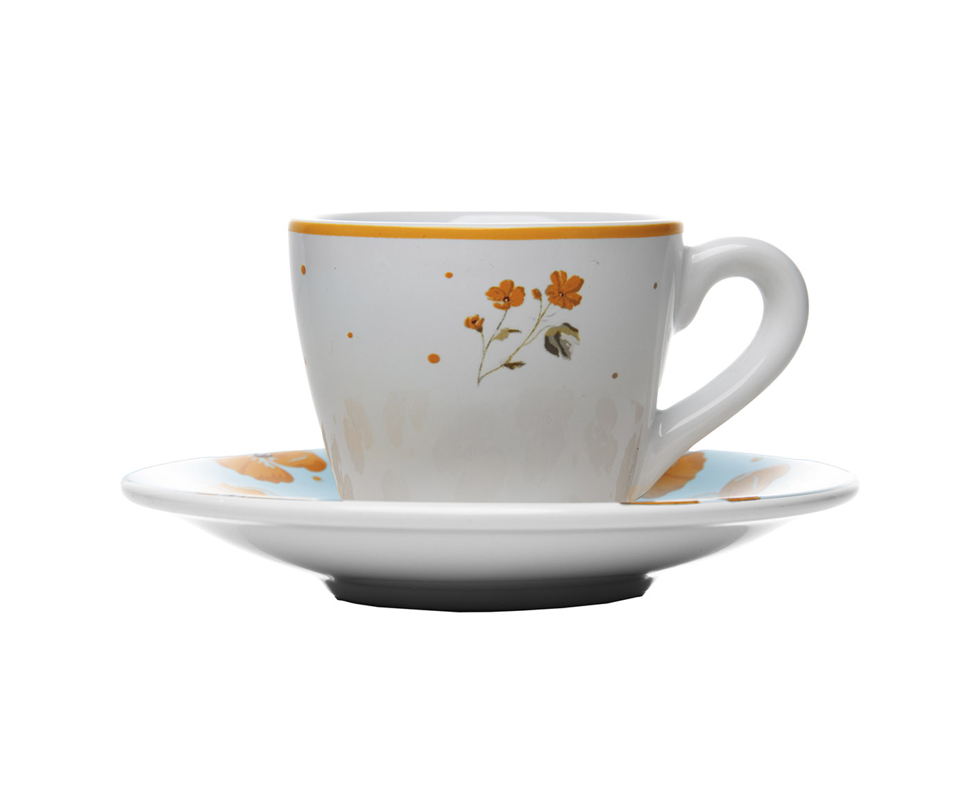 X&iacute;cara para Caf&eacute; com Pires Doce Encanto Azul Claro - image 0