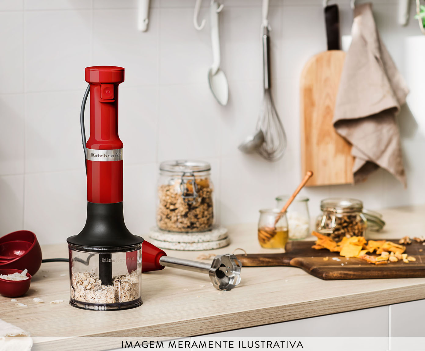 Mixer de M&atilde;o com Acess&oacute;rios Kitchenaid Empire Red image number 8