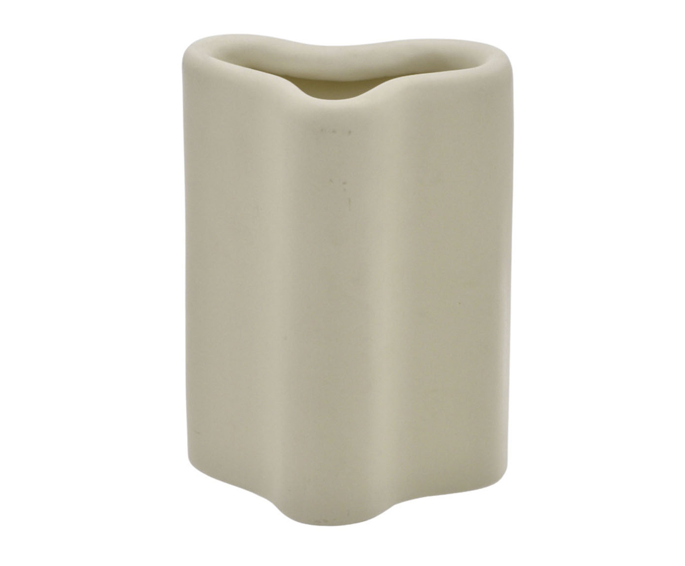 Vaso em Cer&acirc;mica Badger - Creme - image 0