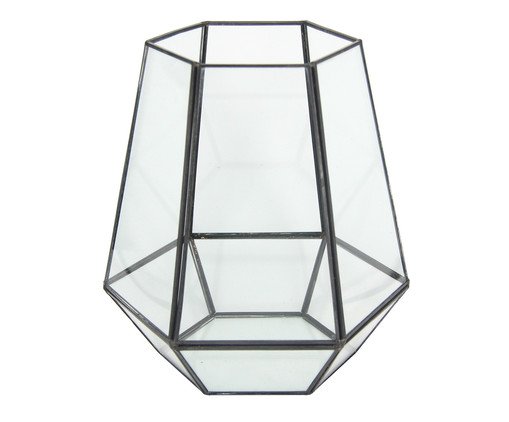 Vaso Ira&ecirc; - Preto e Transparente image number 0