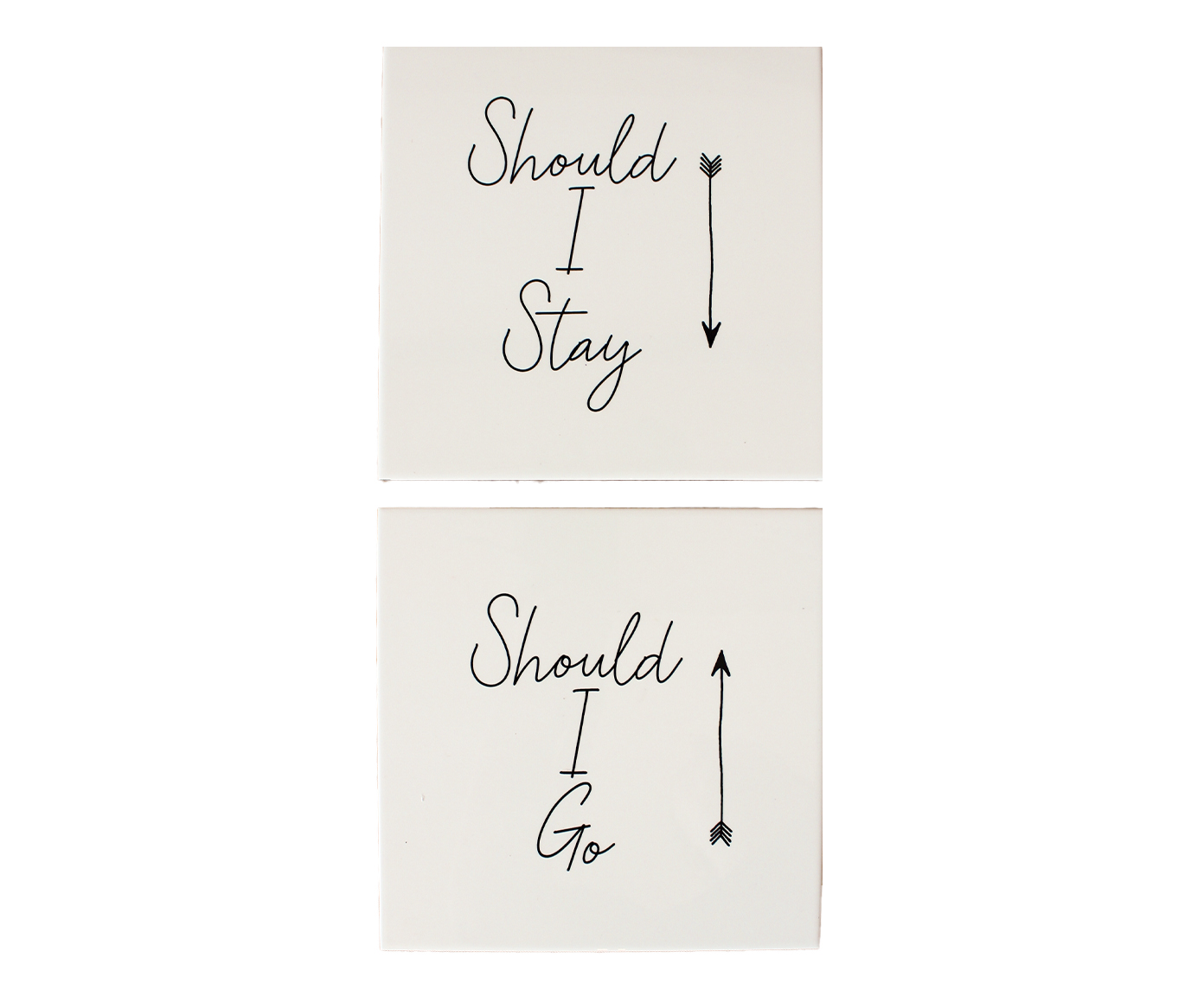 Conjunto de Azulejos "Should I Stay or Should I Go" image number 0