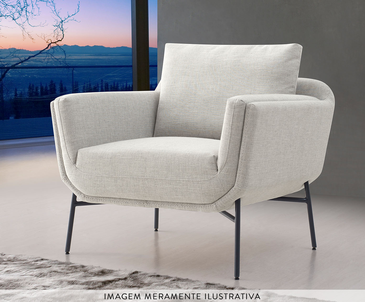 Poltrona Aster Cinza - image 1