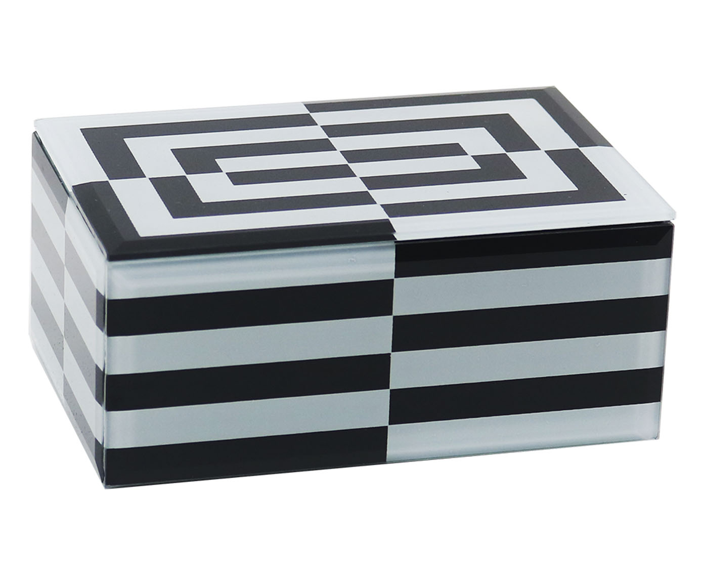 Porta-J&oacute;ias Kuarash&iacute; Preto e Branco - image 0