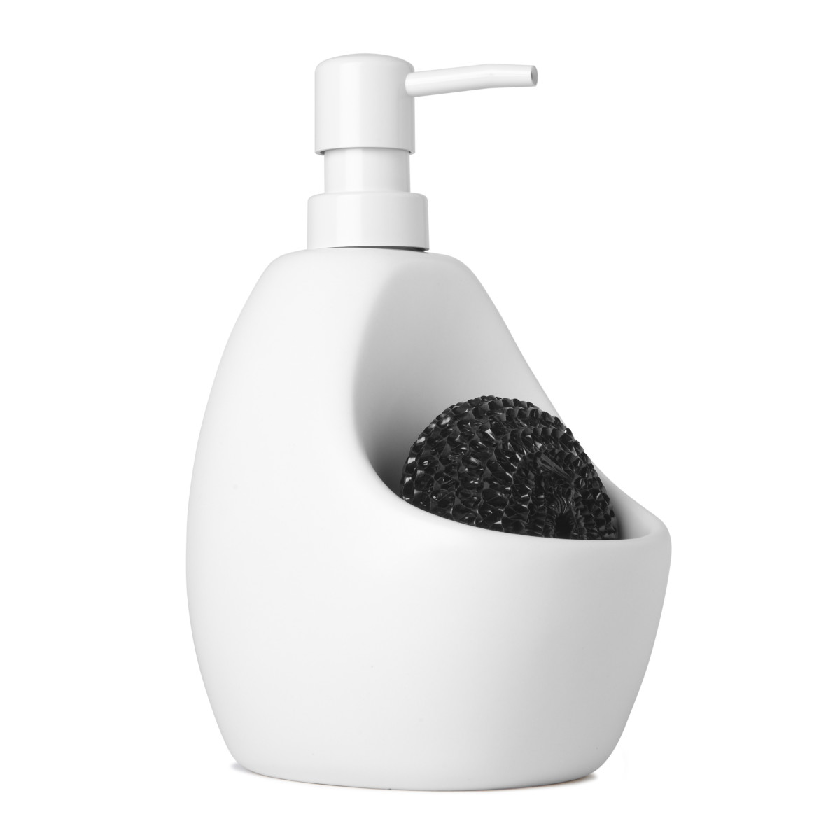 Dispenser para Detergente com esponja Joyce - Branco - image 1