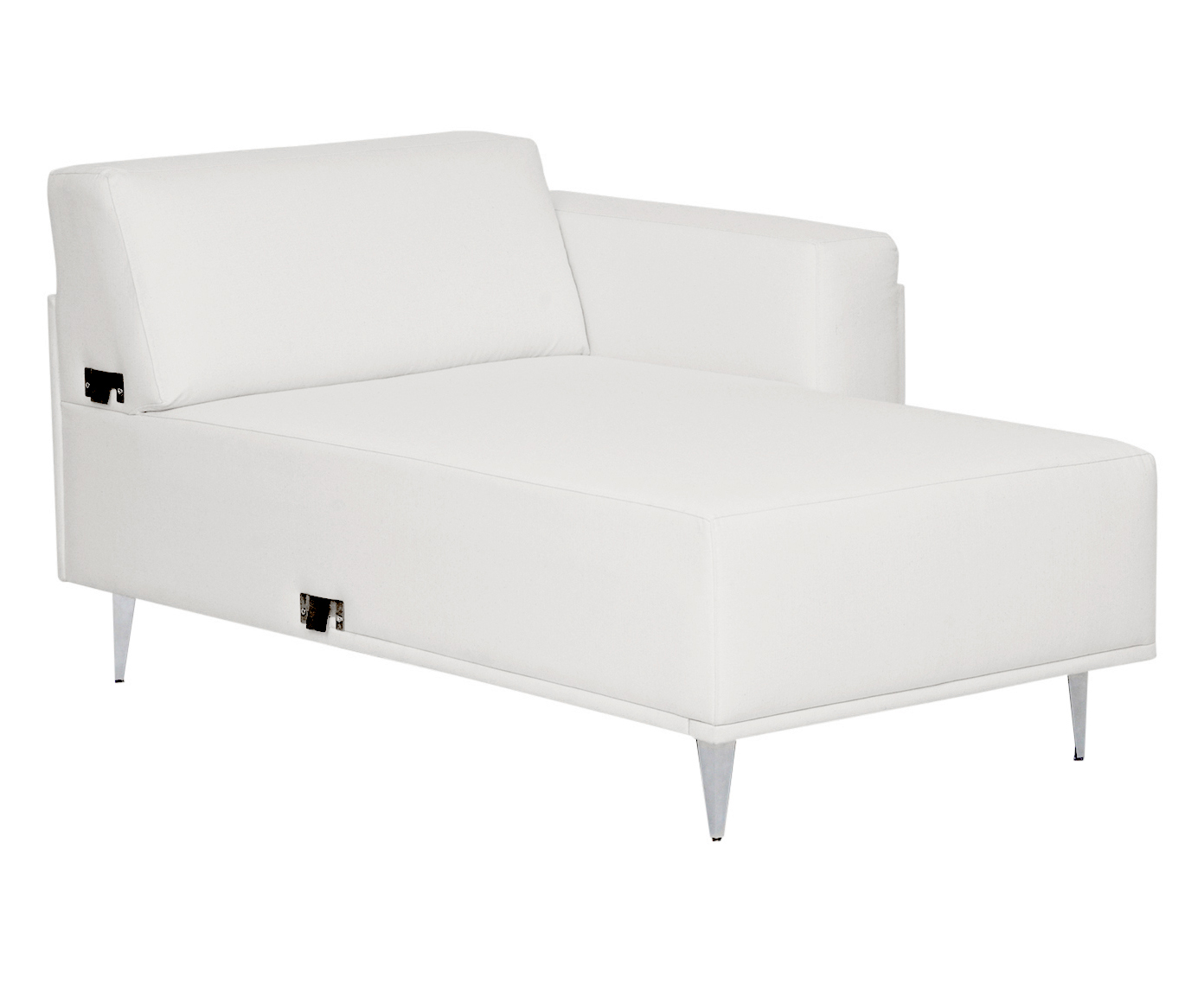 Sof&aacute; Modular com Chaise Esquerda em Linh&atilde;o Antonio Cotton Cru - image 1