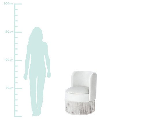 Poltrona Franja Simples -  Off White image number 9