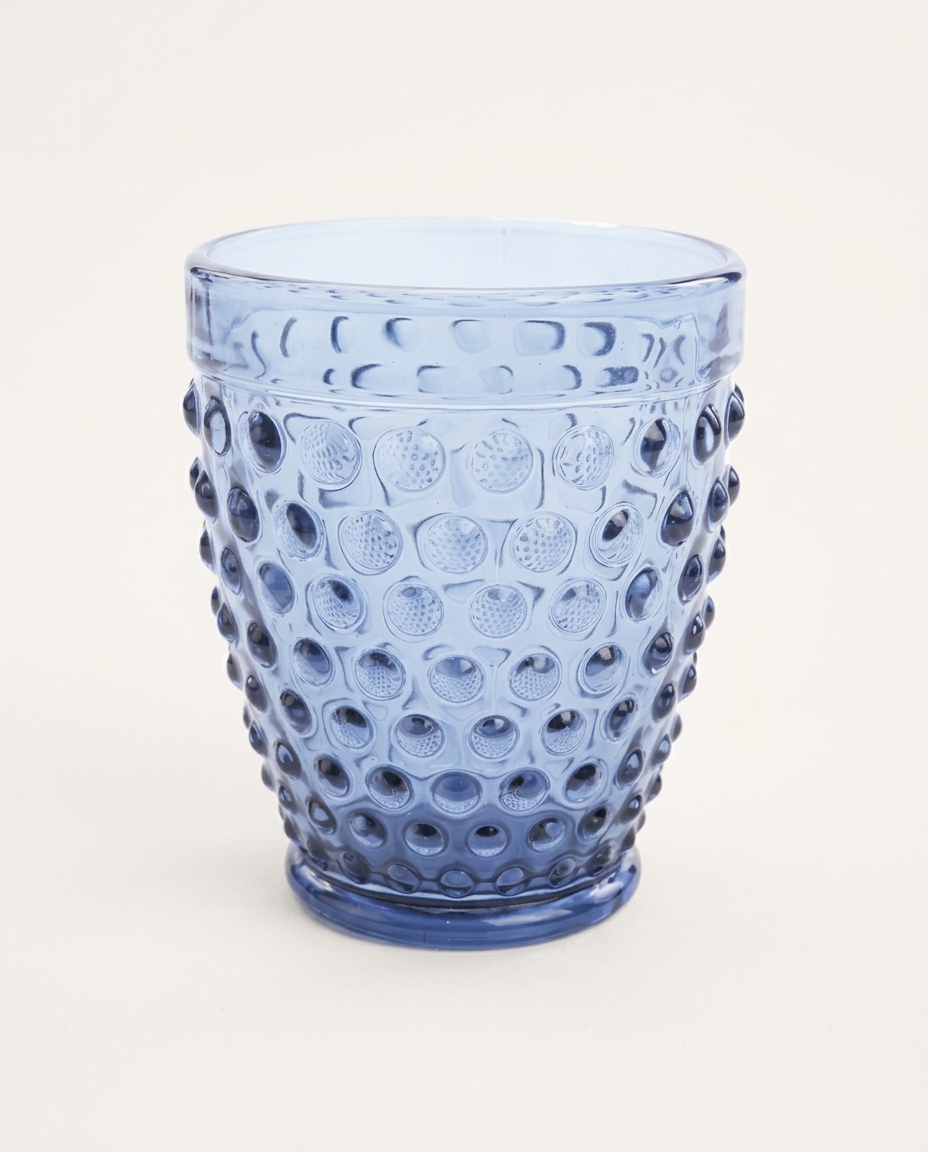 Copo Baixo Bolhas Azul - 290ml - image 0