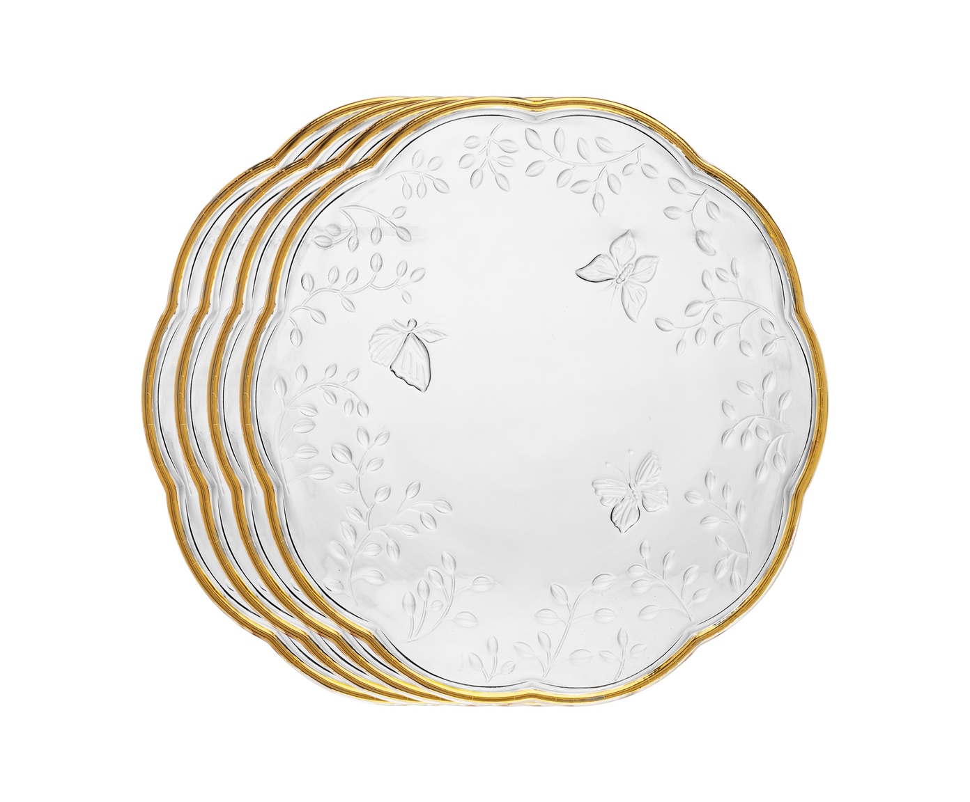 Jogo de jantar New Butterfly Fio Dourado image number 2