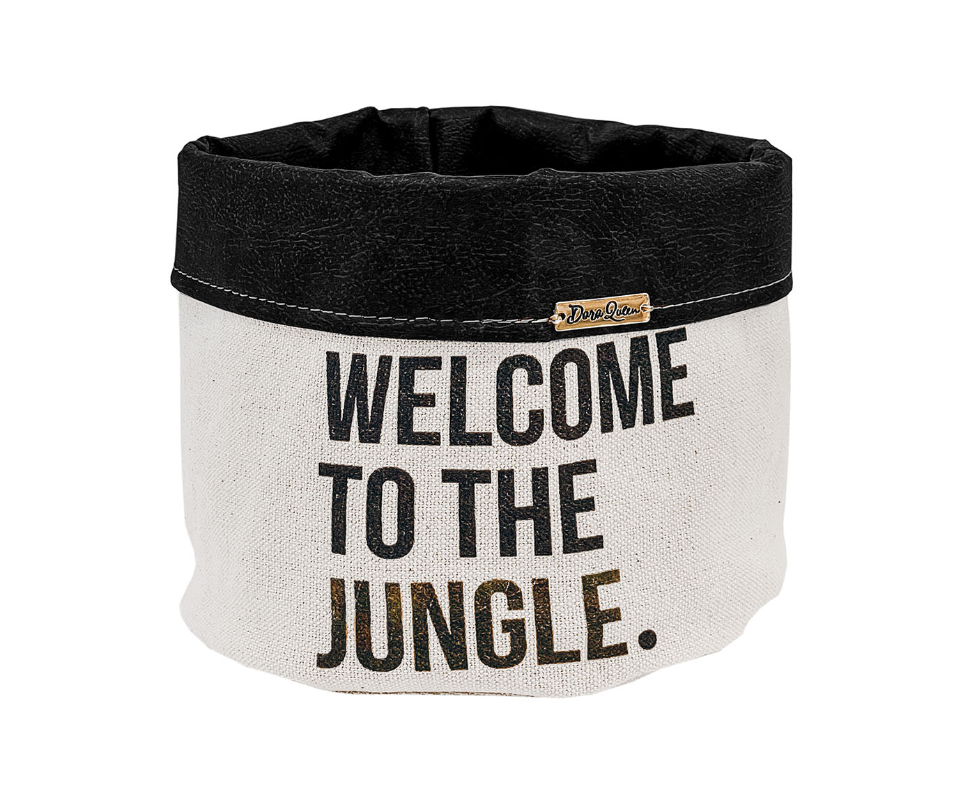 Cachepot Welcome To The Jungle Preto e Branco image number 0