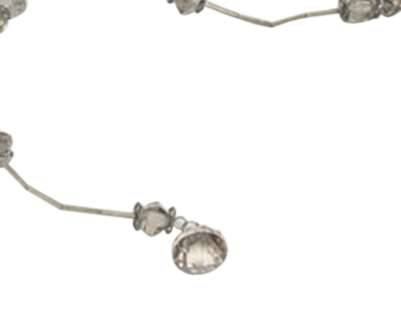 Enfeite Necklace Cinza image number 2