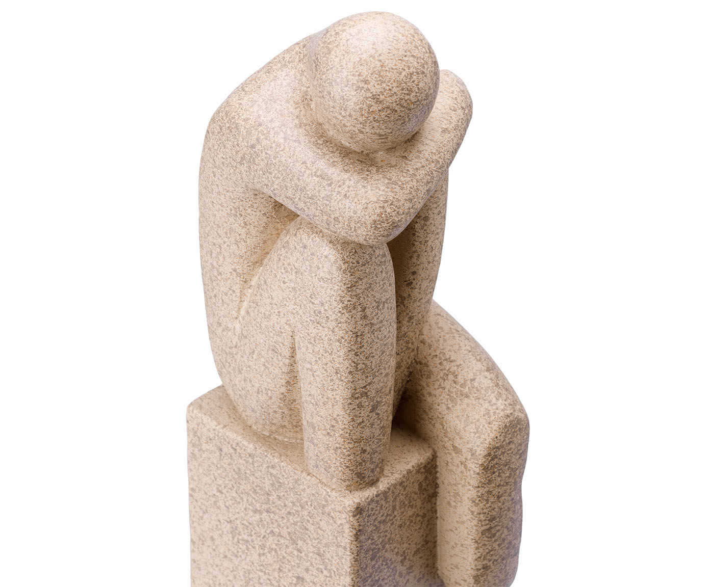 Escultura Solid&atilde;o Bege image number 3