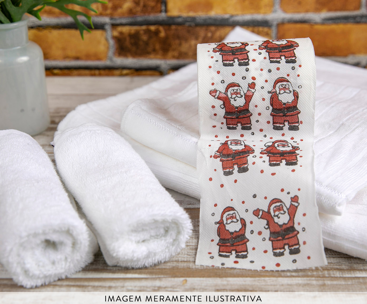 Papel Higi&ecirc;nico com Papai Noel image number 2