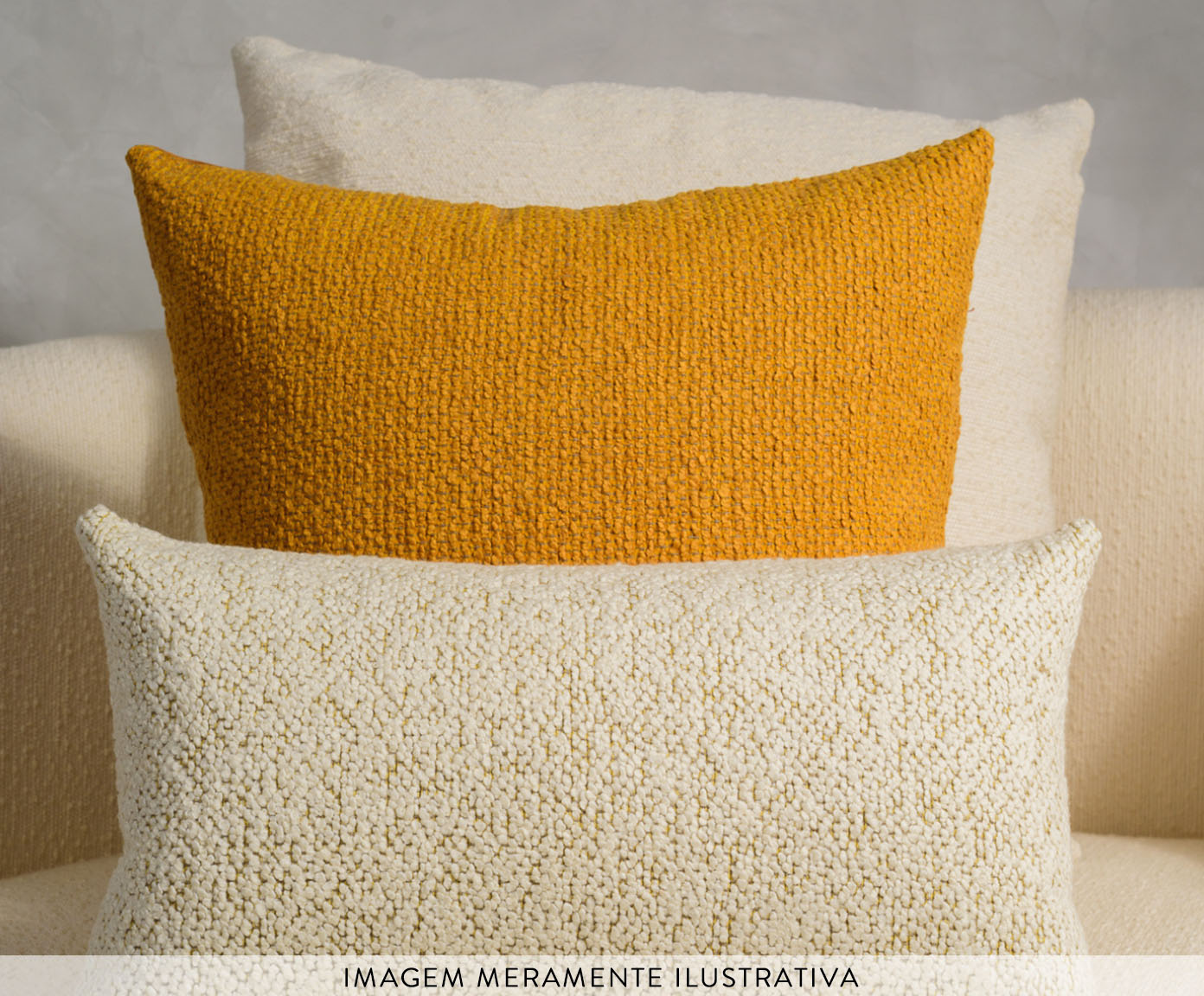 Almofada Boucle Retangular - Off White image number 6